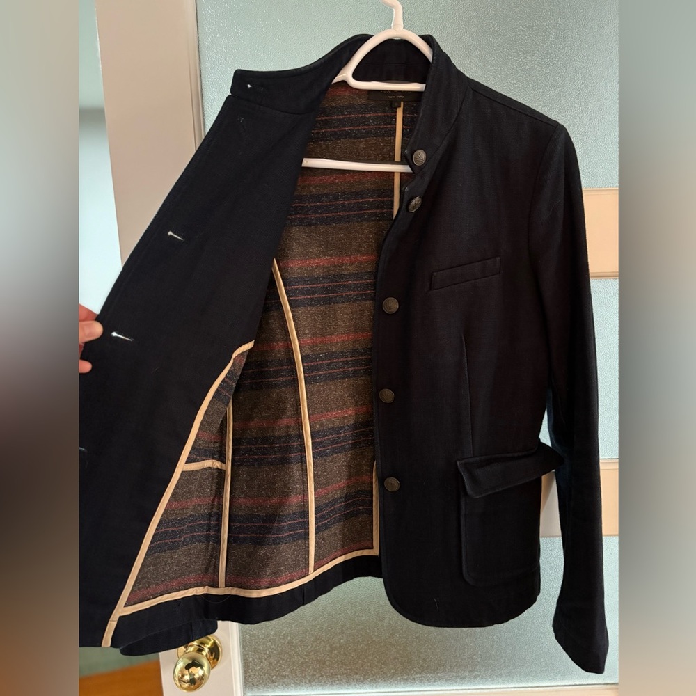 Size 8 Rag & Bone navy jacket - Picture 6 of 8